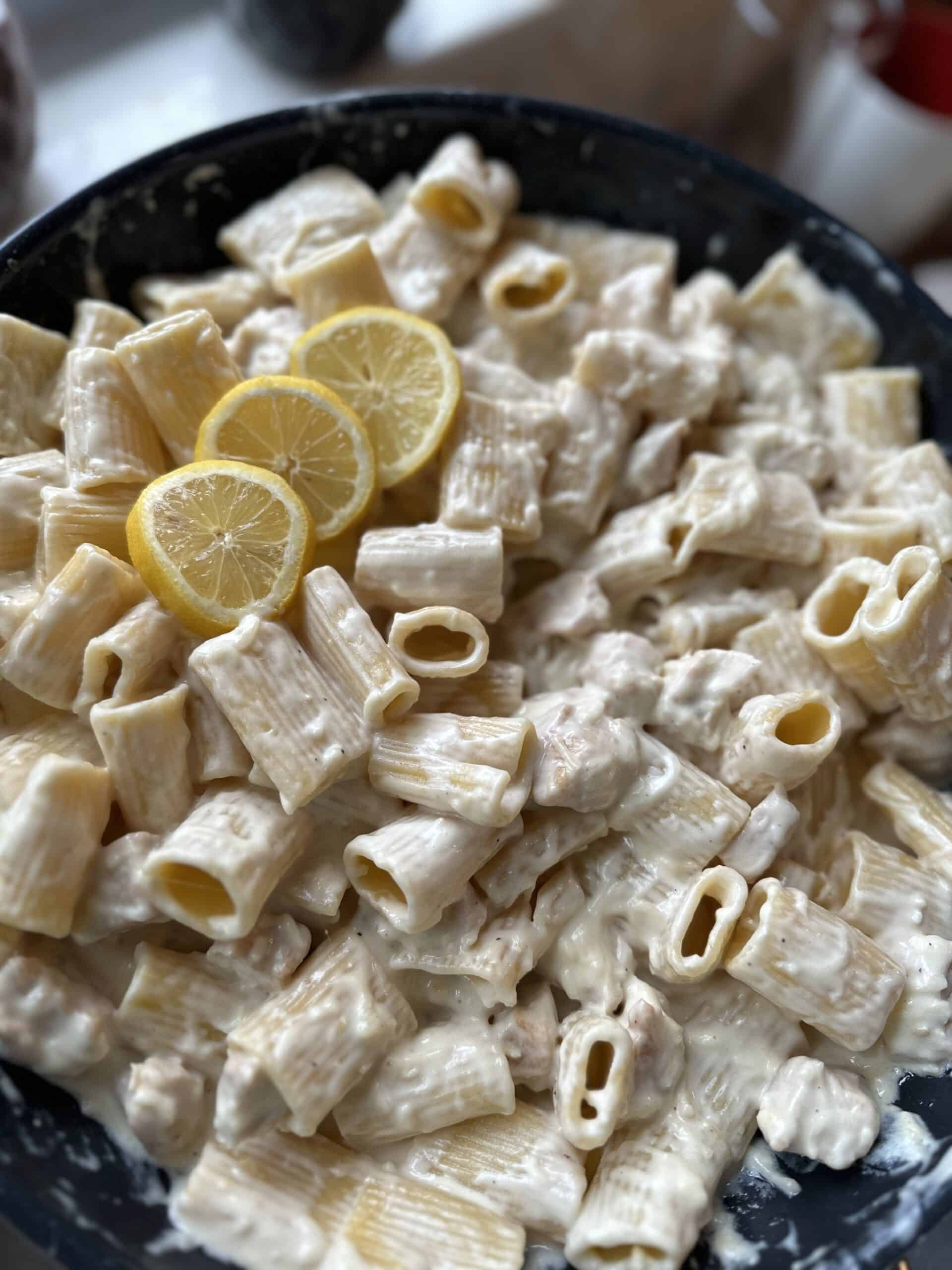 Lemon butter chicken pasta recipe. Delicious lemon chicken pasta