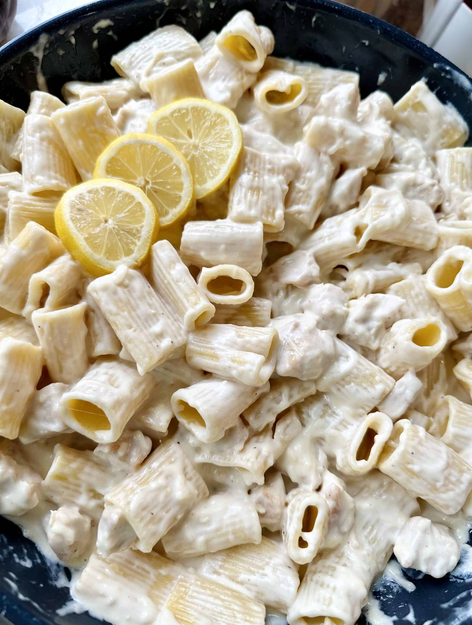 Lemon butter chicken pasta recipe