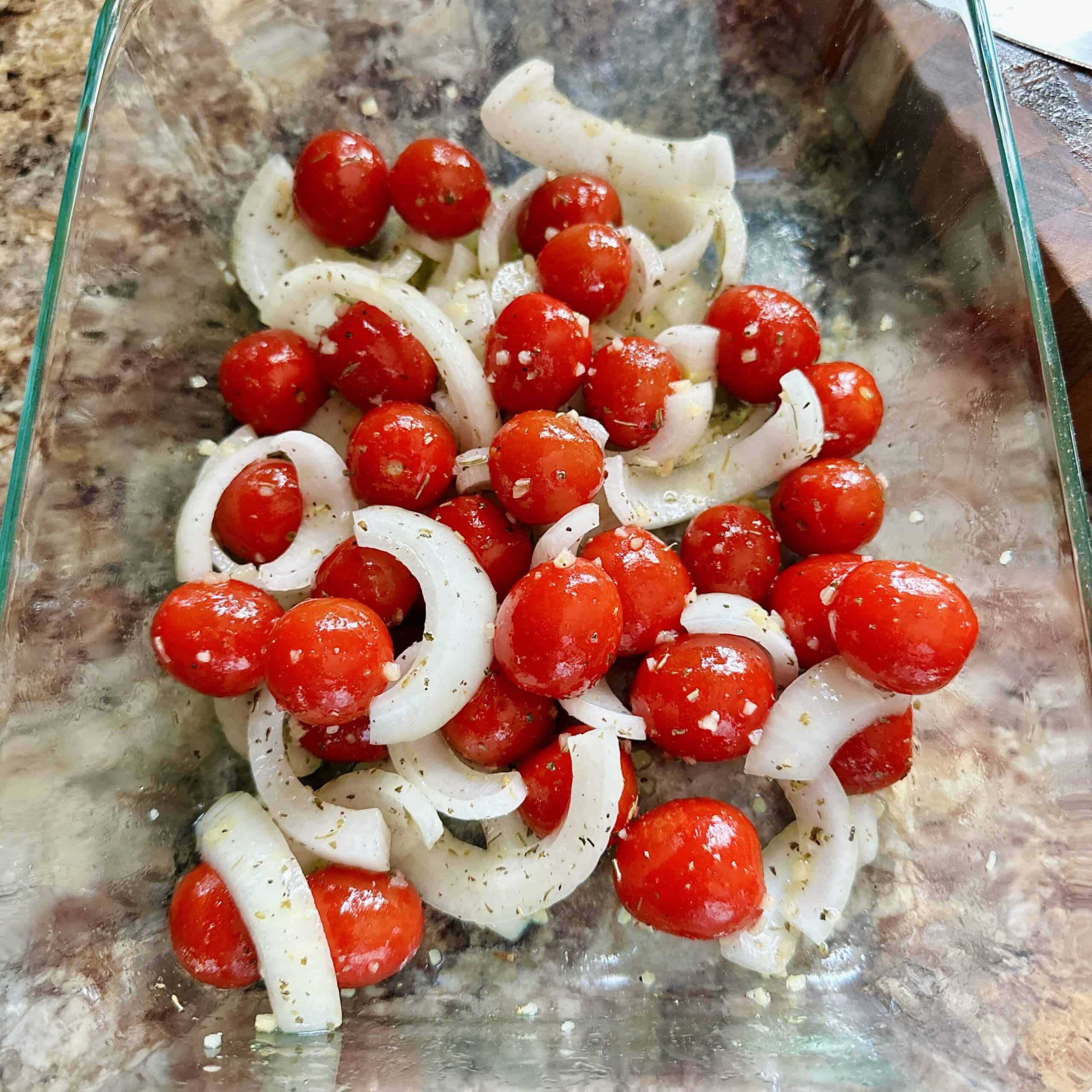 Creamy Vegetable Pasta tomatoes garlic and onions