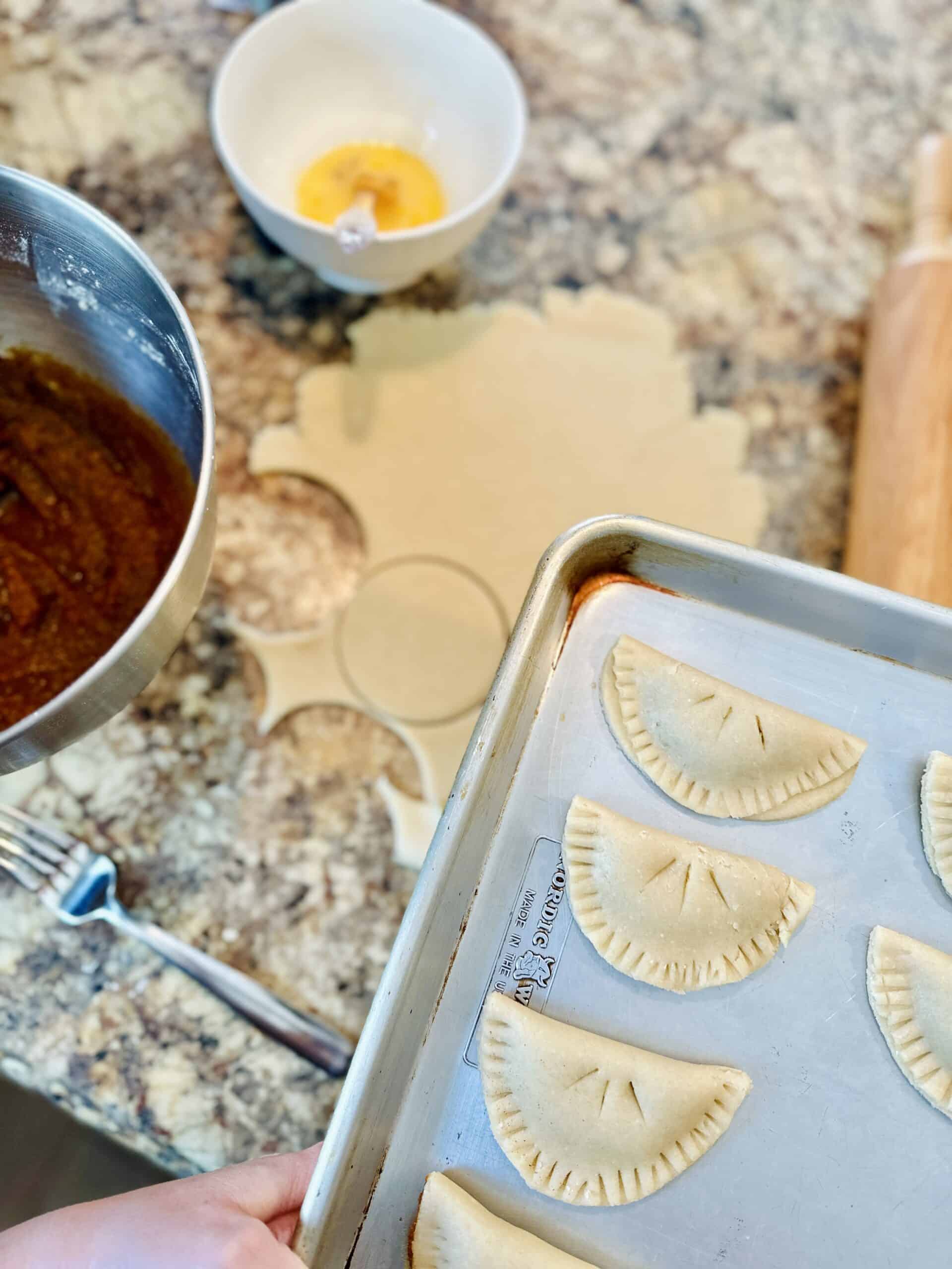 Sweet pumpkin pasties recipe from Harry Potter