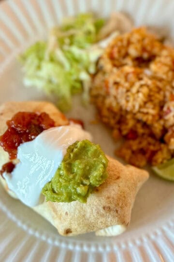 Baked Fajita Chimichangas