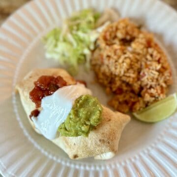 Baked Fajita Chimichanga Recipe
